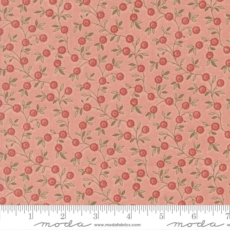 French General Fleur de Paris 13995 16 tissu coton Pale Rose