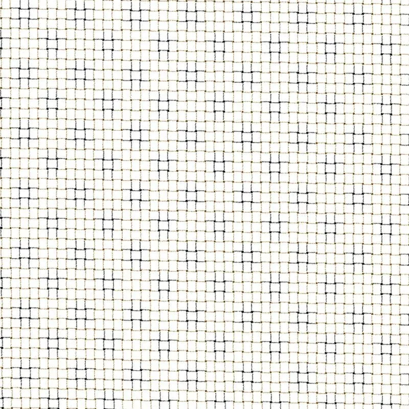 Yoko Saito 2026-02-A04 tissu coton carreaux kaki au mètre