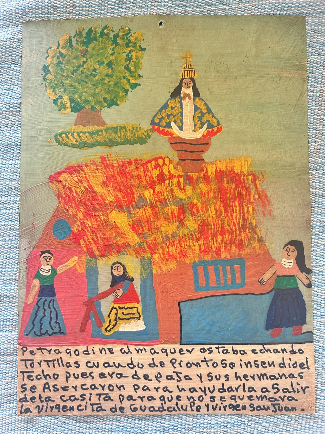 French General Retablo mexicain déco murale métal style A