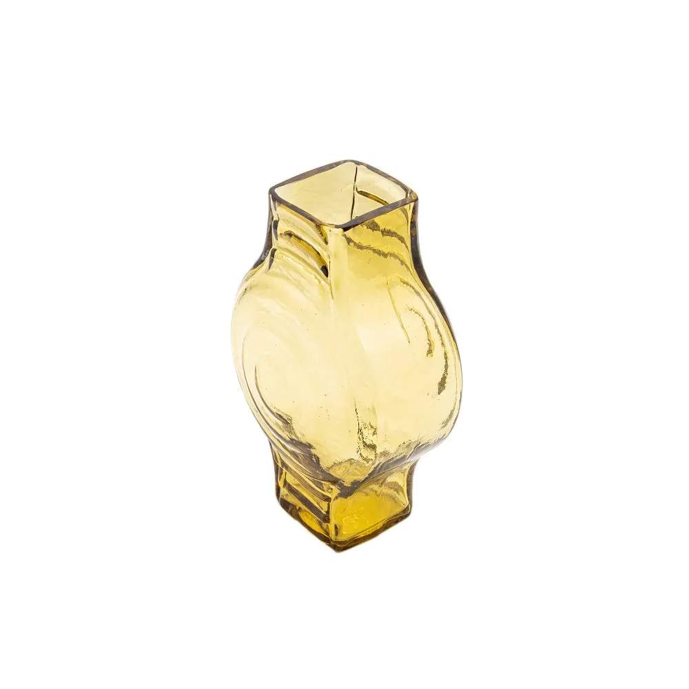 La Maison Naïve petit vase rond vert olive verre recyclé