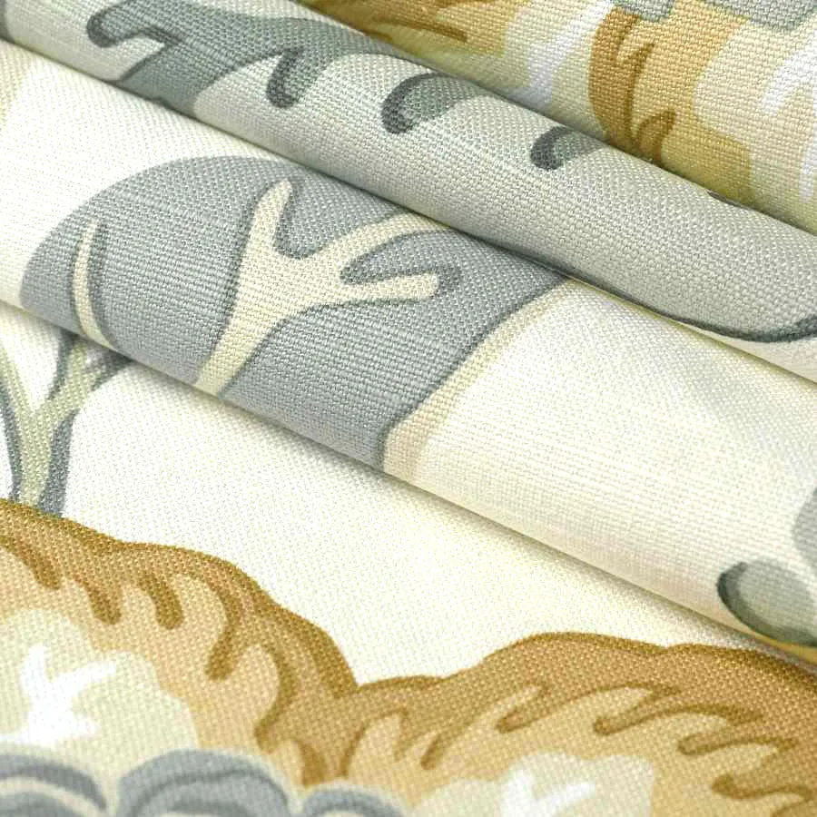 French General Jardin Delphine Harvest tissu ameublement