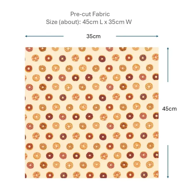 Yoko Saito 2026-03-A02 coupon coton donuts 45x35 cm