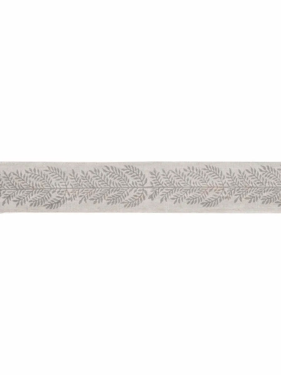 French General Juneau Flax galon lin 6 cm au mètre