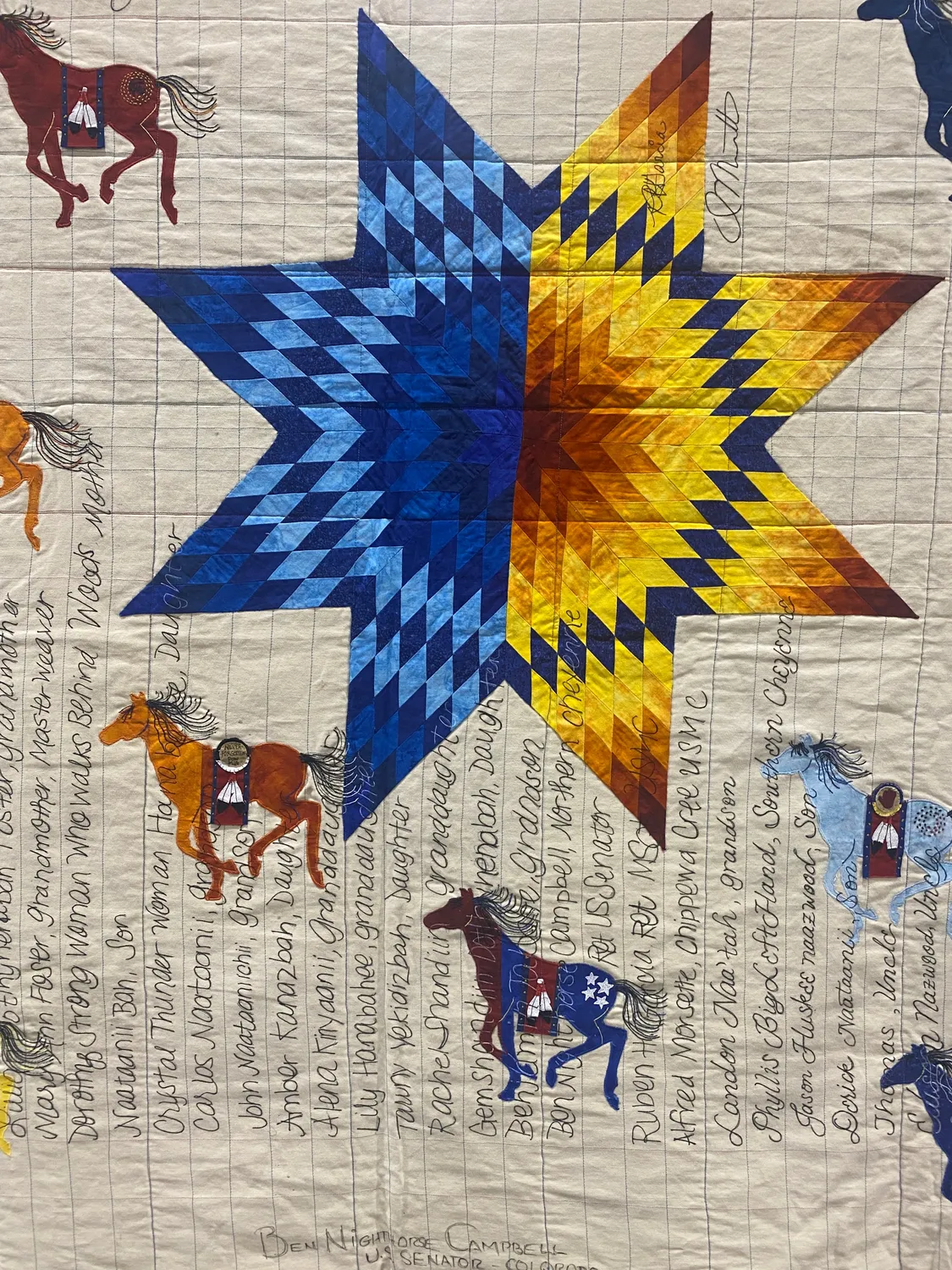 French General Navajo Quilt don projet couture