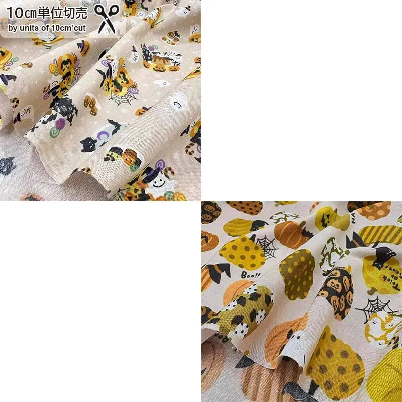 Yoko Saito Halloween tissu coton citrouilles au mètre