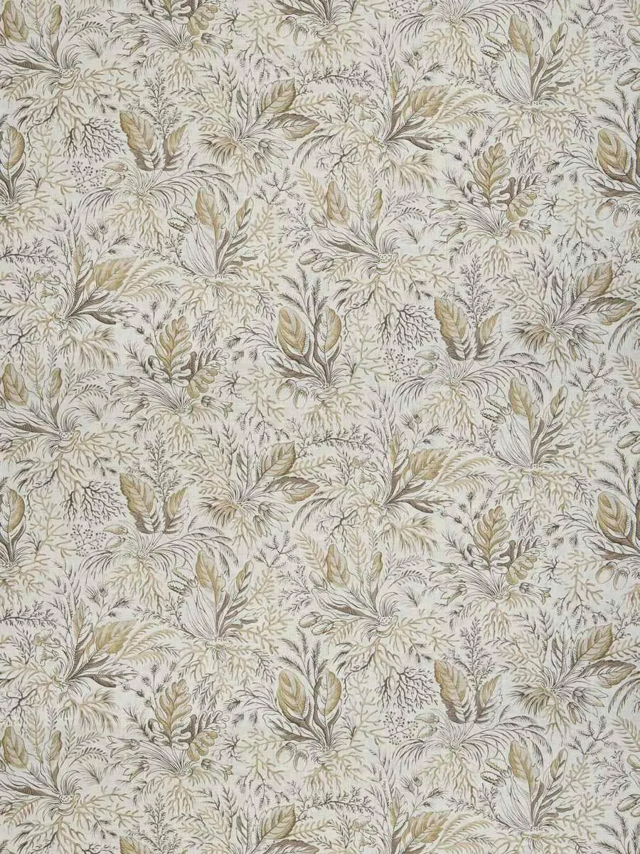 French General Gardinier Linen tissu ameublement lin coton 137 cm