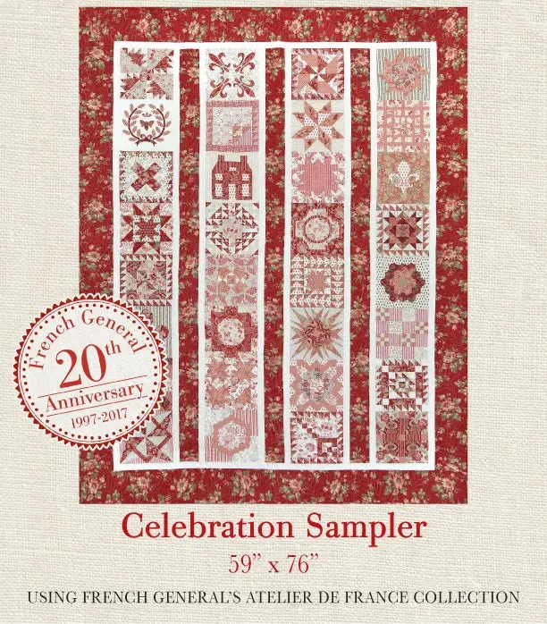 French General Atelier de France patron sampler 59x76"