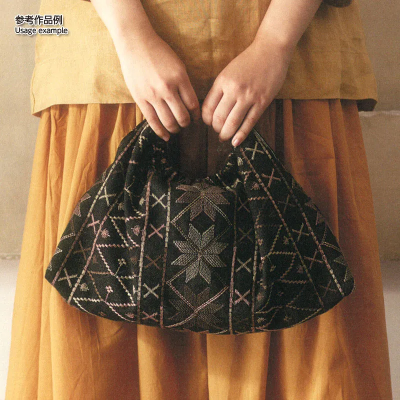Yoko Saito Cast Square anneau sac nickel 9 cm x2