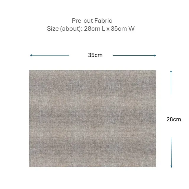Yoko Saito 2026-06-A08 coupon coton dégradé 28x35 cm