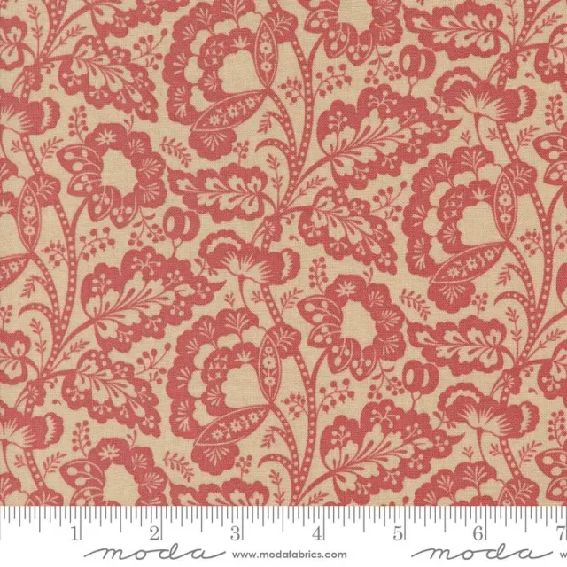 French General Rouenneries Trois 13963 18 tissu coton Oyster