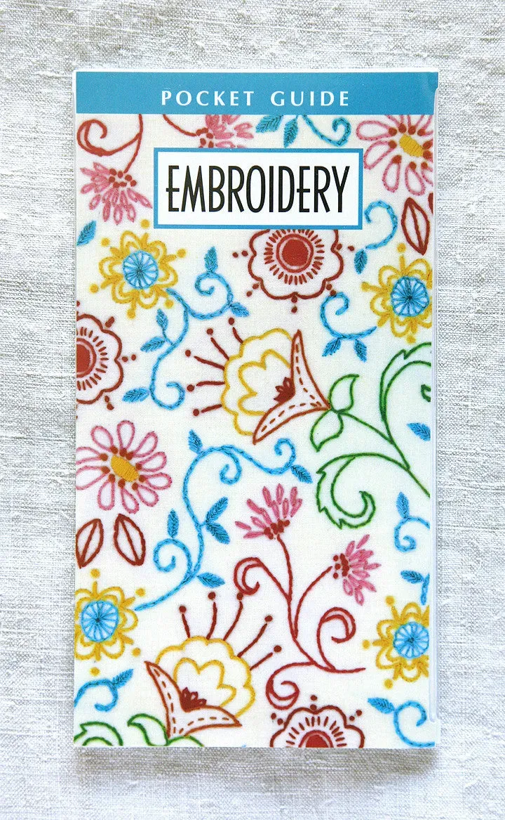 French General Embroidery Stitch Guide guide broderie plastifié