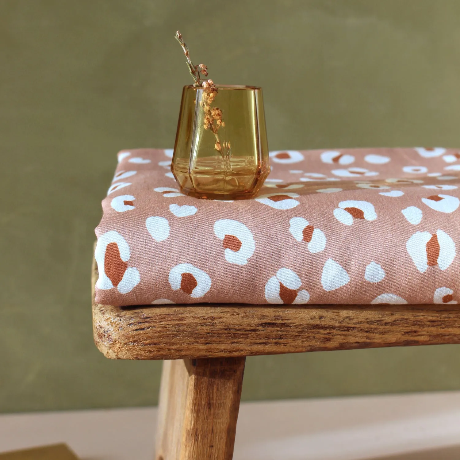 La Maison Naïve Léo Tomette satin de coton imprimé tomette
