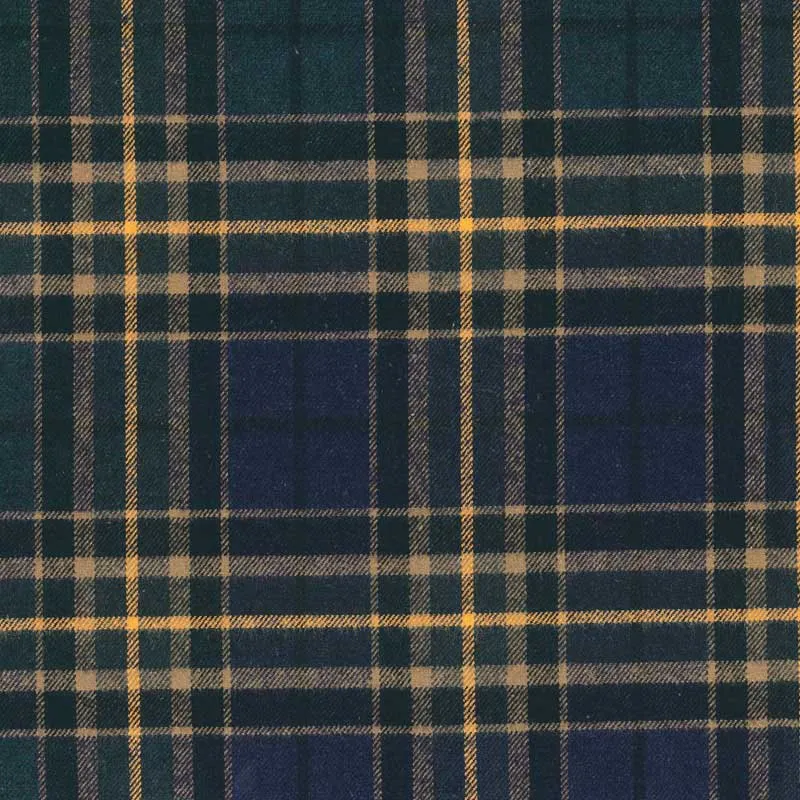 Yoko Saito 2026-03-A13 tissu flanelle carreaux au mètre