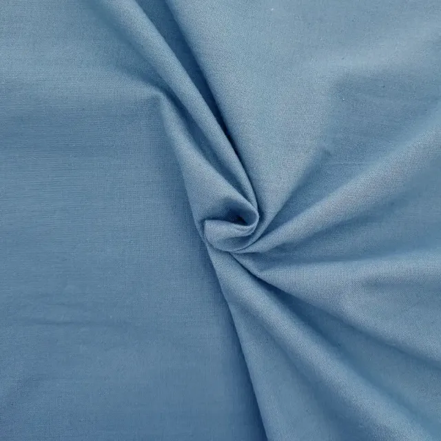 Tribu Indigo pois bleu tissu coton bio au mètre 150cm 120g