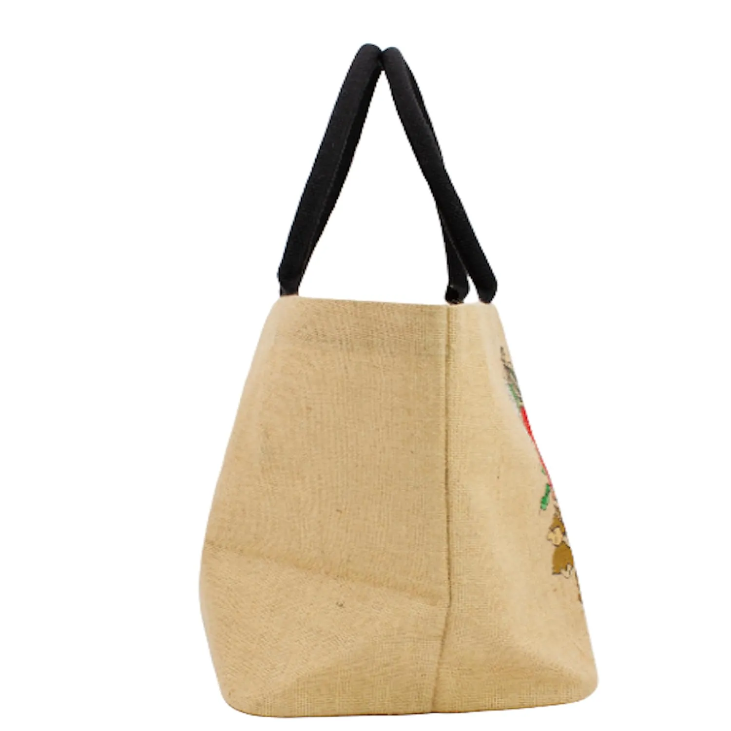 Tissushop Mexico sac toile de jute naturel 56x31x15 cm