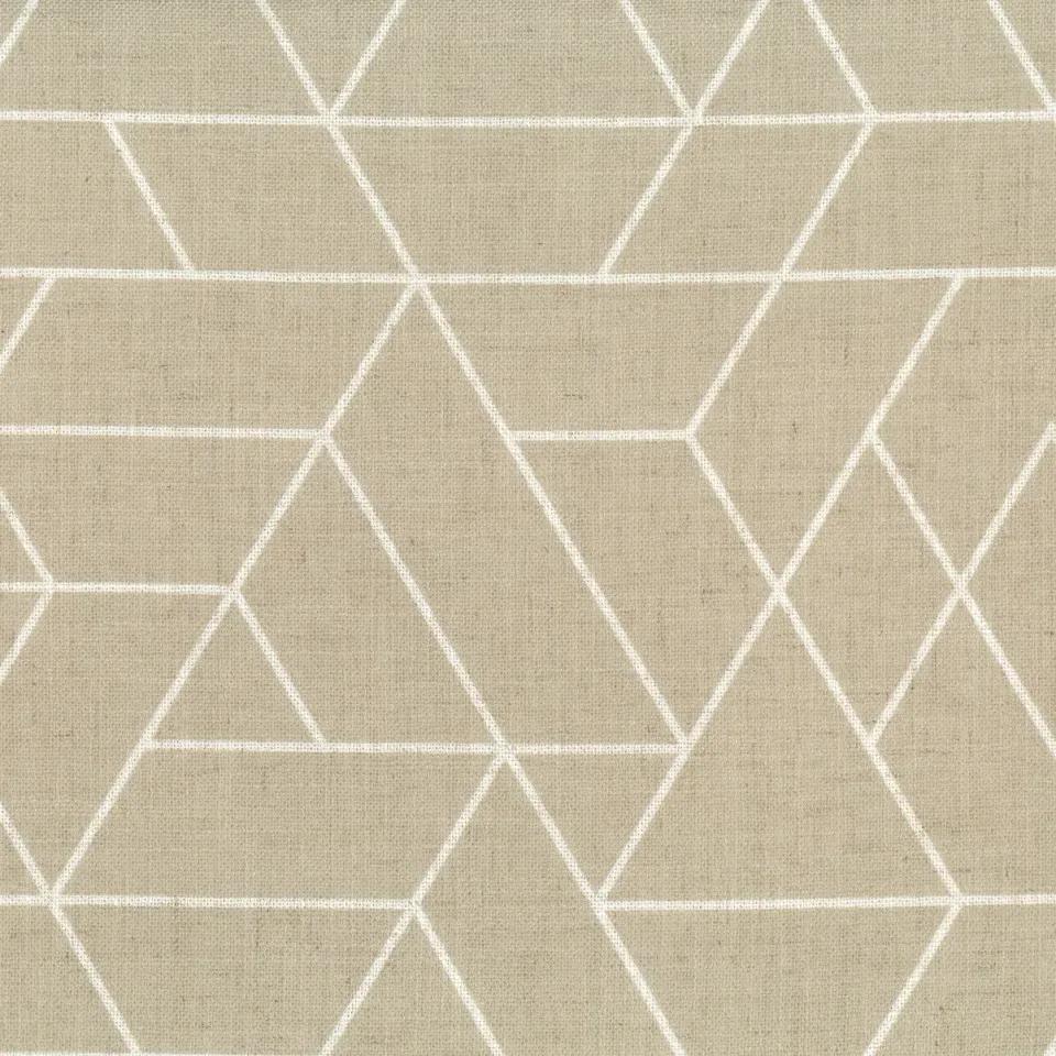 Elastron Vertex tissu d'ameublement crème au mètre uni