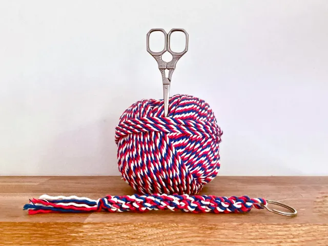 La Croix et La Manière Corde tricolore corde coton 20 mètres