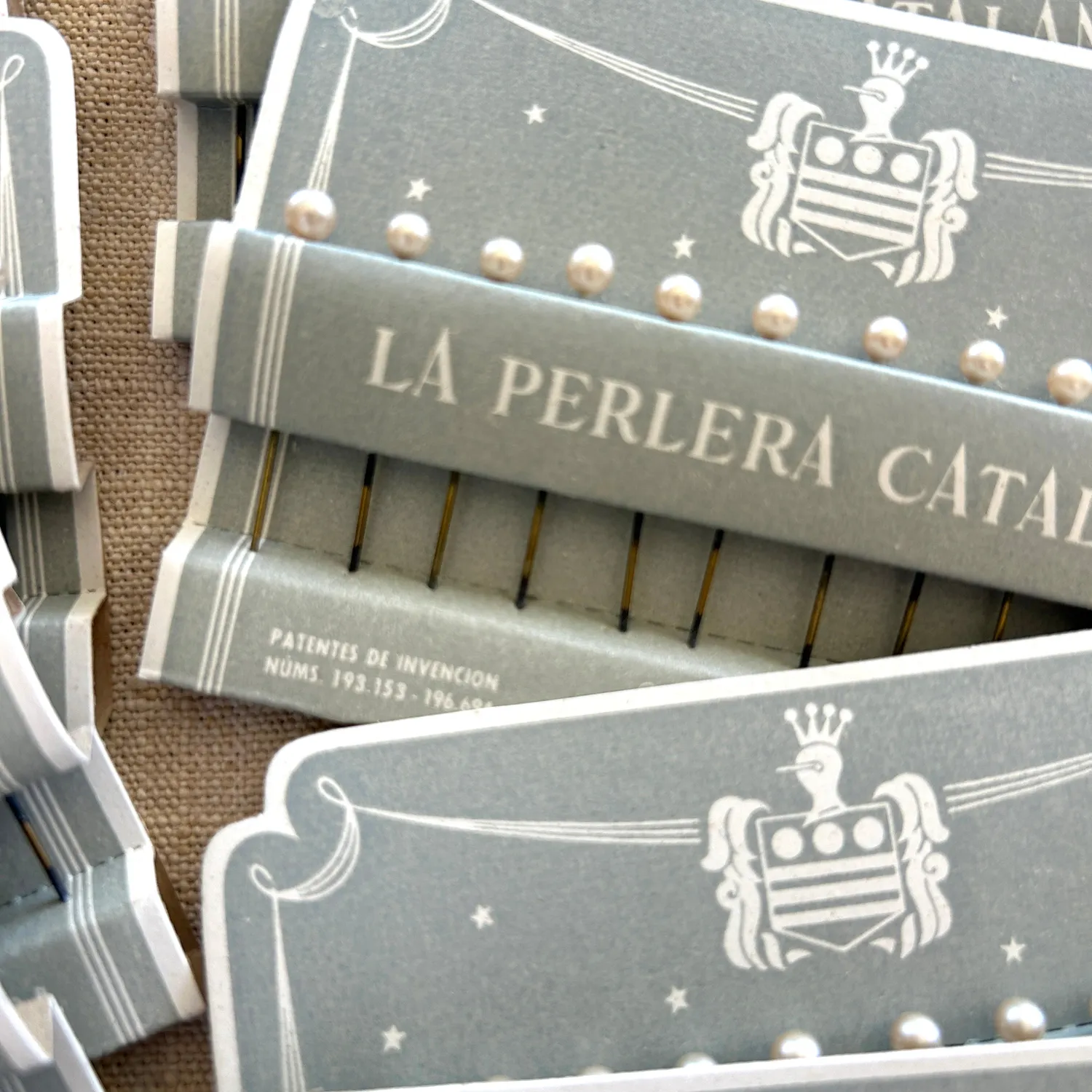 French General Vintage Hat Pins épingles à chapeau perles verre x12