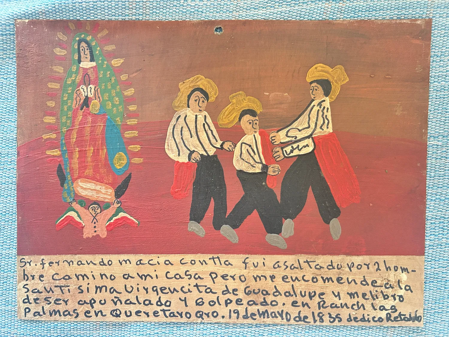French General Retablo mexicain déco murale métal style A