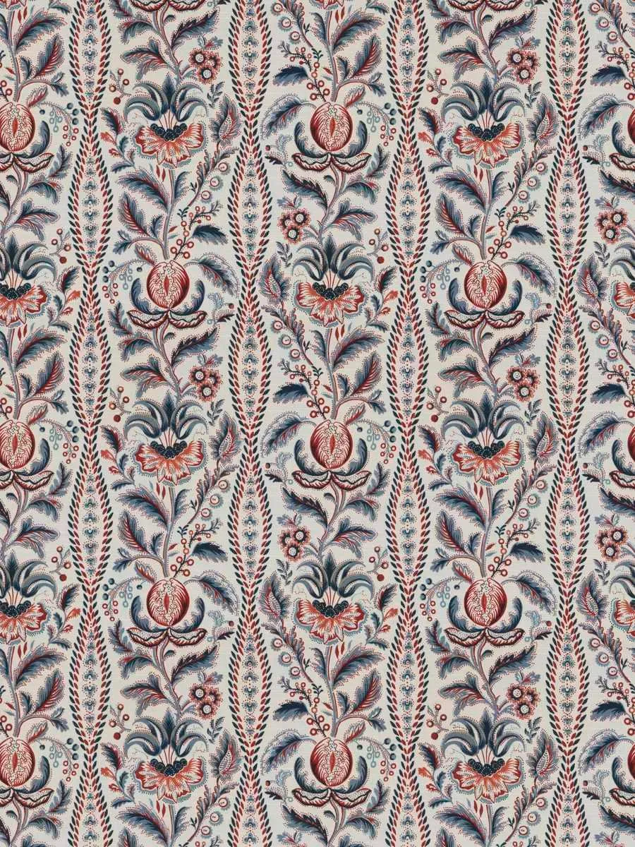 French General Eloise Provence tissu ameublement indigo au mètre