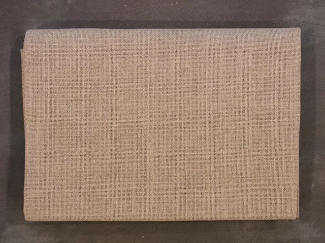 La Croix et La Manière Étamine lin 12 fils naturel 45x45 cm