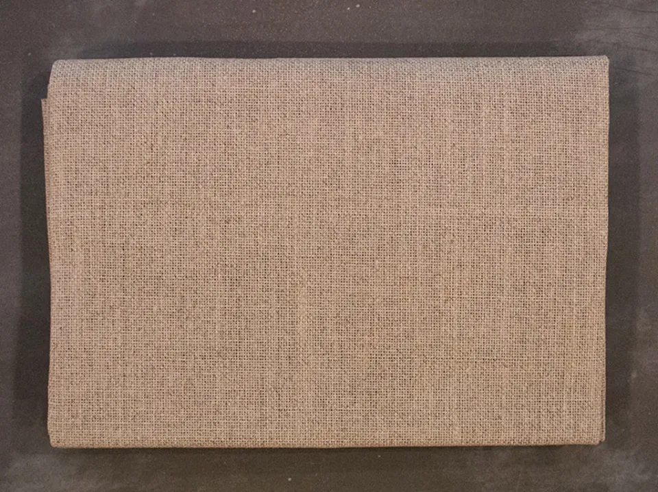 La Croix et La Manière Étamine lin 12 fils naturel 45x45 cm