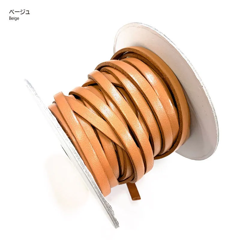 Yoko Saito NT-5 lanière cuir véritable 5 mm au mètre