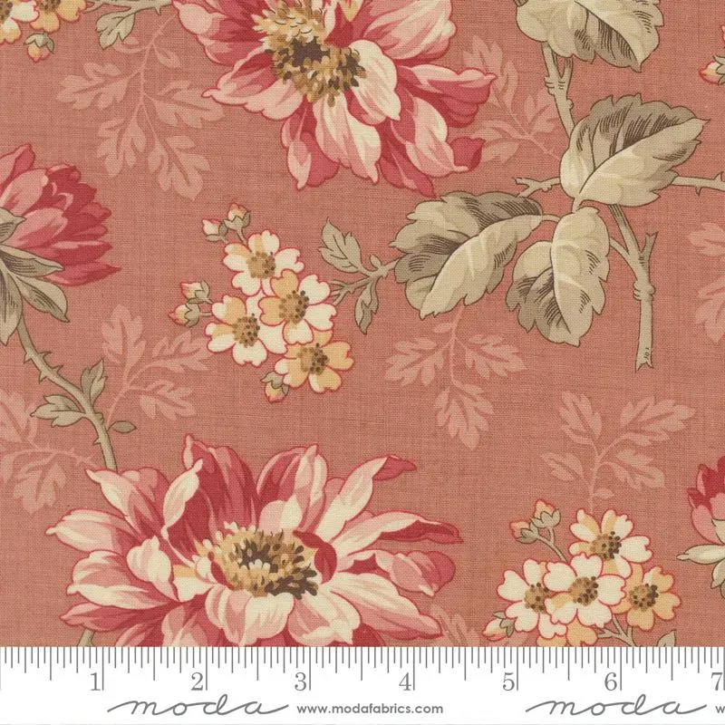 French General Joie de Vivre Clay 13980 15 tissu coton floral