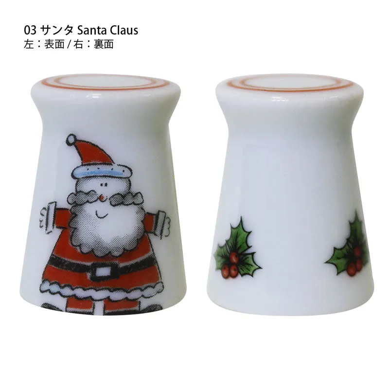 Yoko Saito dé porcelaine Arita Noël pièce unique