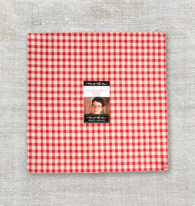 French General Woven Ginghams Layer Cake patchwork 42