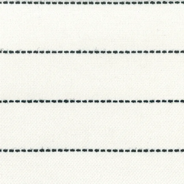 Elastron York Collection tissu rayé au mètre blanc lignes