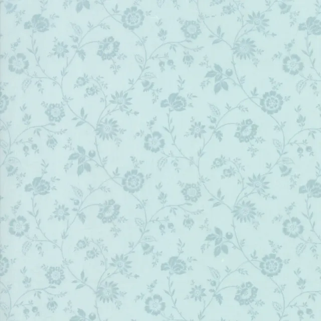 French General Tres Jolie 13878 tissu lawn coton sea mist au mètre