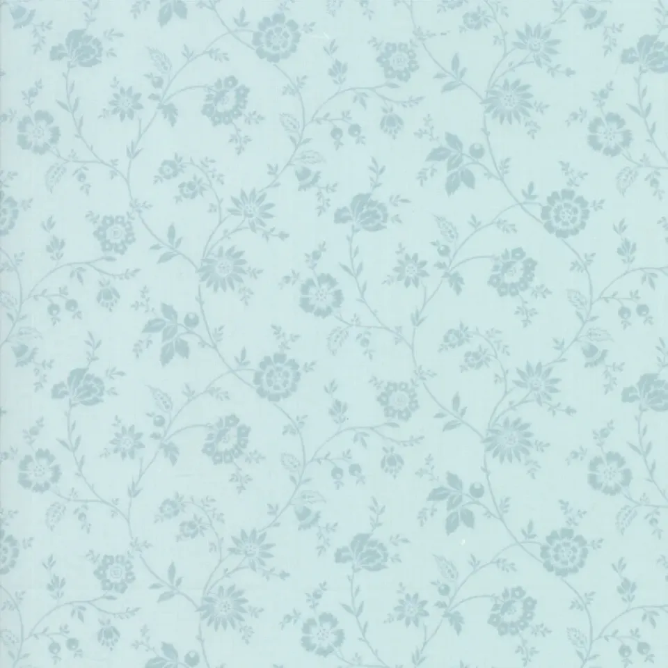 French General Tres Jolie 13878 tissu lawn coton sea mist au mètre
