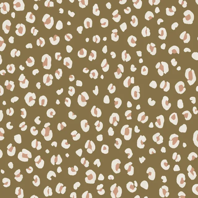 La Maison Naïve Crêpe Marocain Léo Olive Clair échantillon tissu viscose