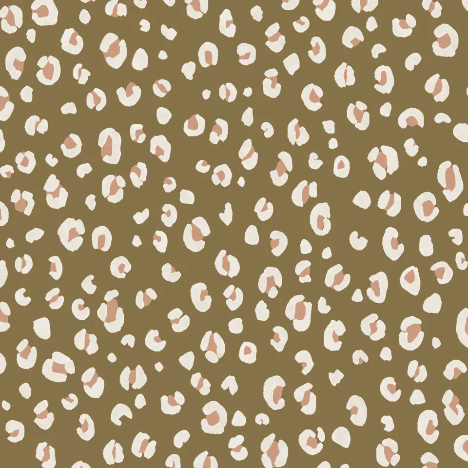 La Maison Naïve Crêpe Marocain Léo Olive Clair échantillon tissu viscose