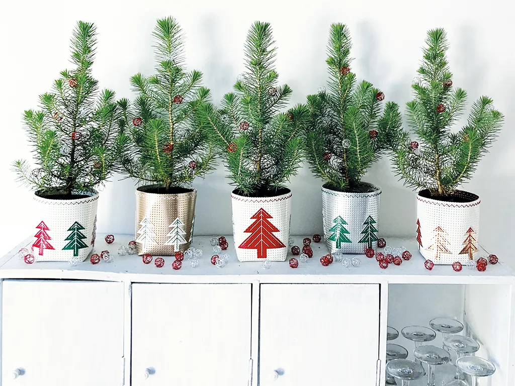 La Croix et La Manière Pots Sapins livret vinyle Noël