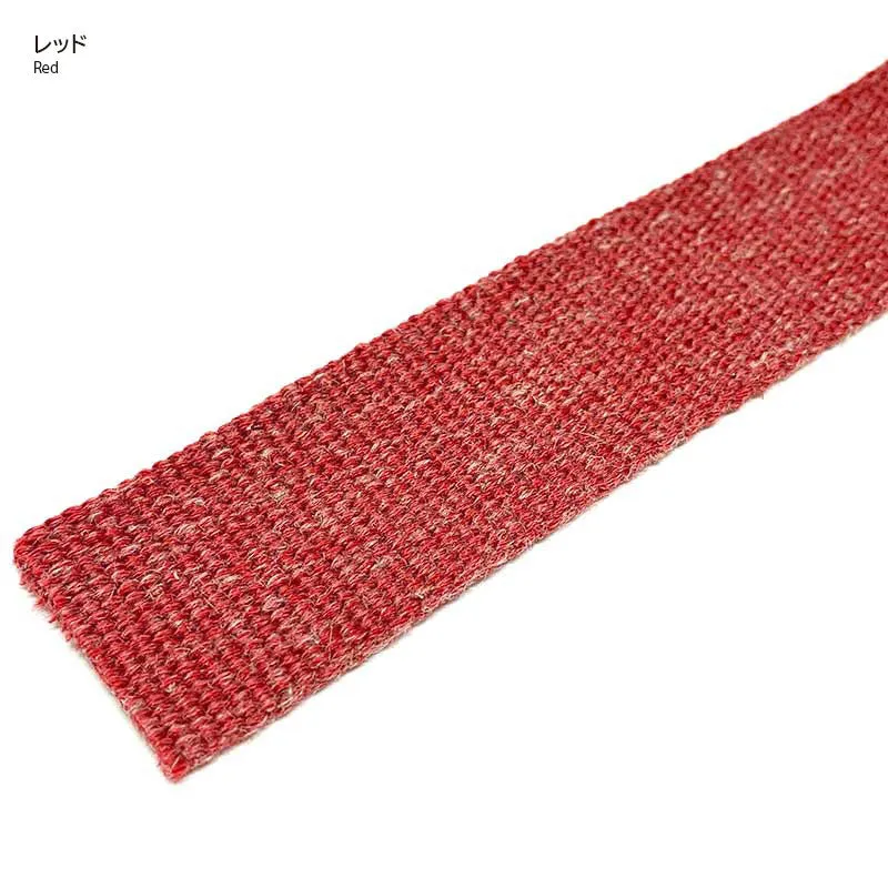 Yoko Saito sangle lin acrylique 3 cm chocolat au 10 cm