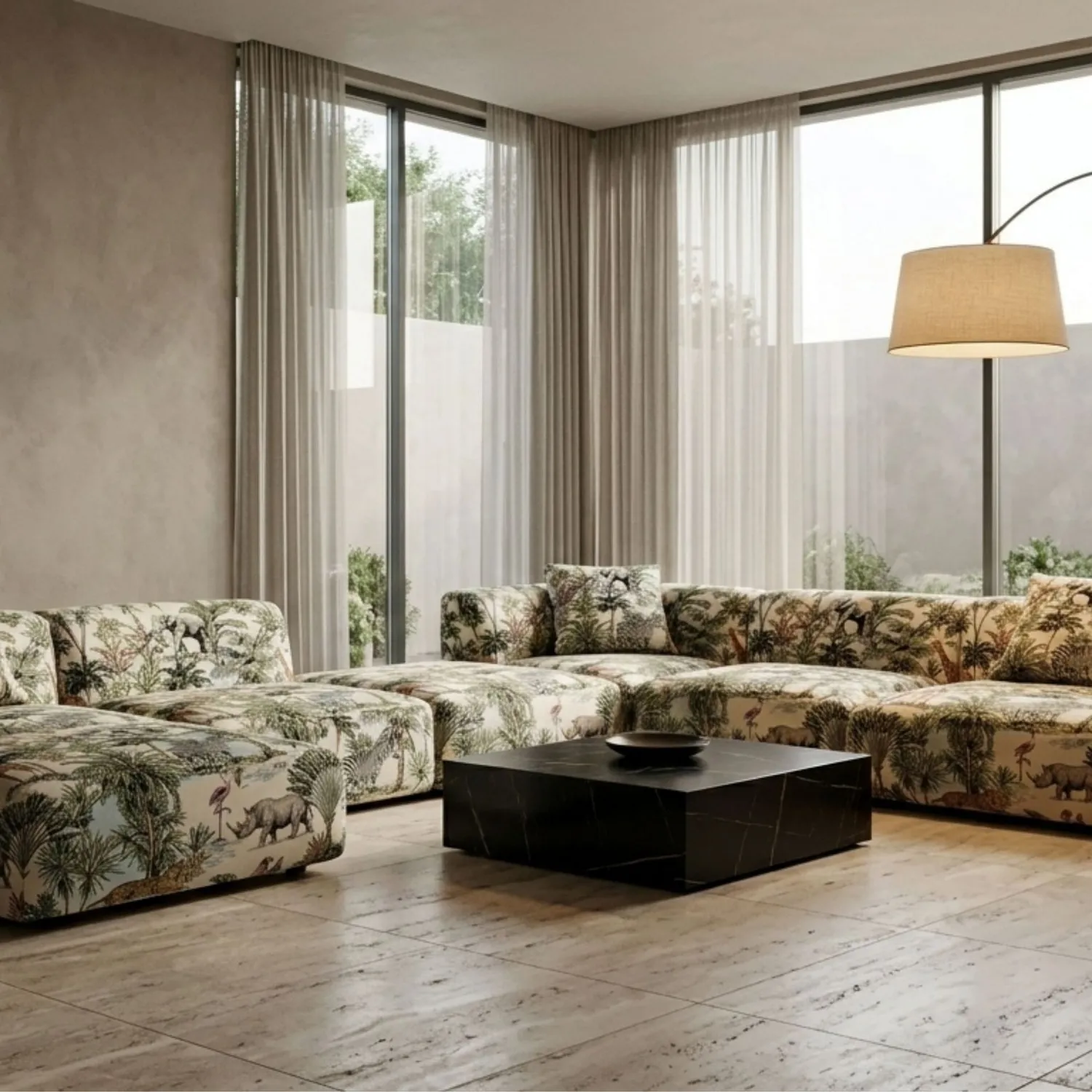 Elastron Safari tissu ameublement au mètre intérieur