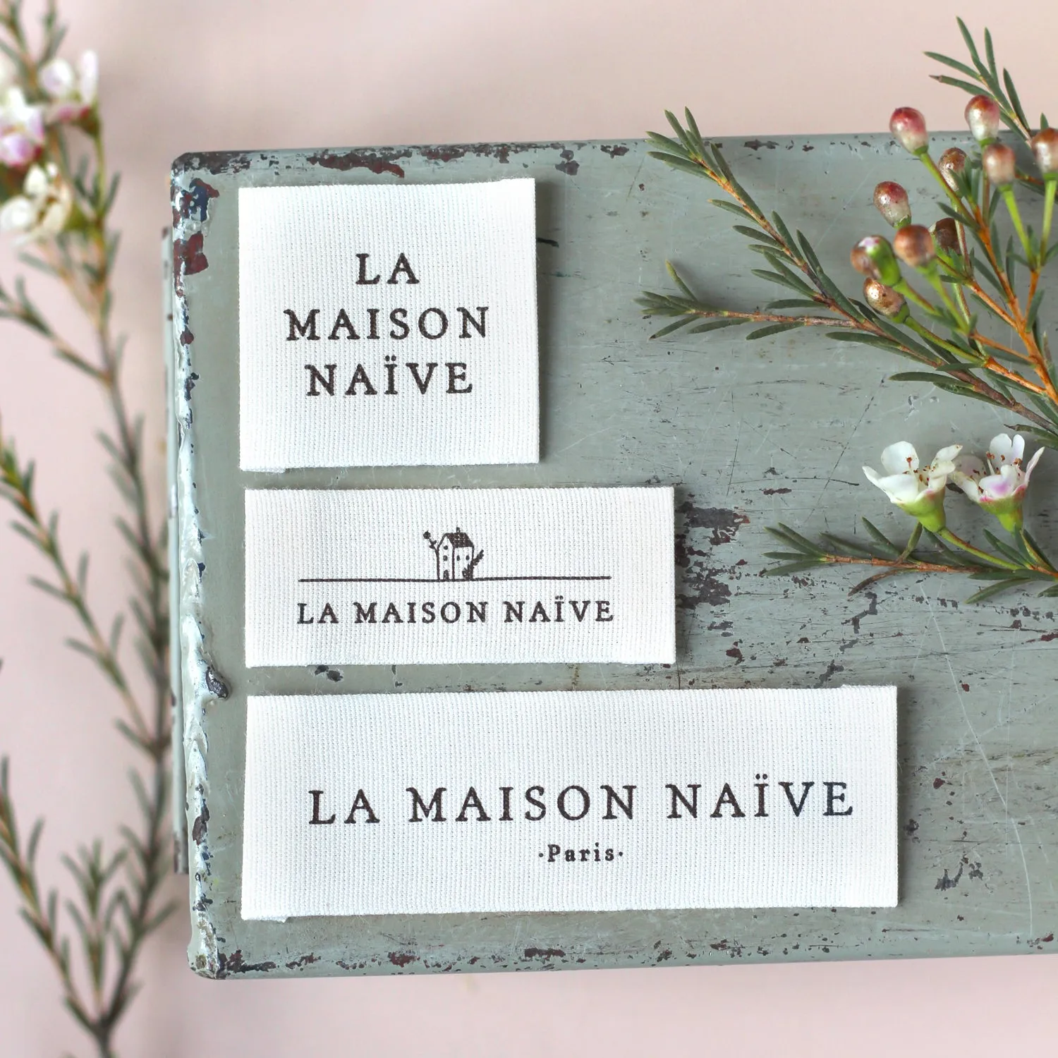 La Maison Naïve Grande Étiquette étiquette coton écru