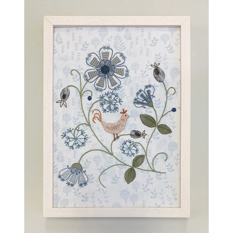 Yoko Saito kit broderie fleurs scandinaves 21x27 cm
