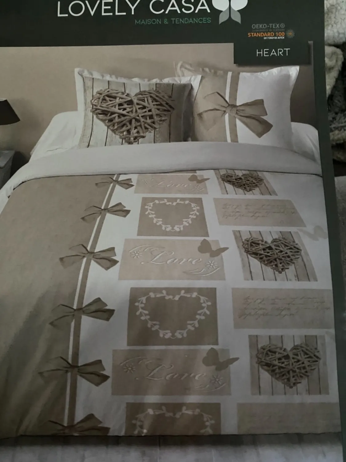 Stof Fresno parure housse couette 240x220 jaune