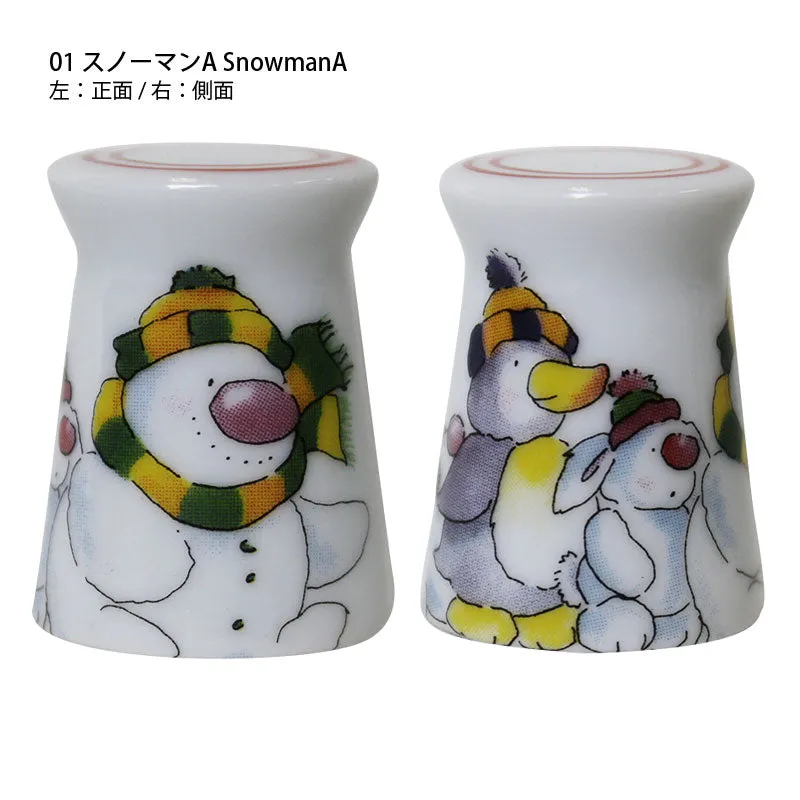 Yoko Saito dé porcelaine Arita Noël pièce unique