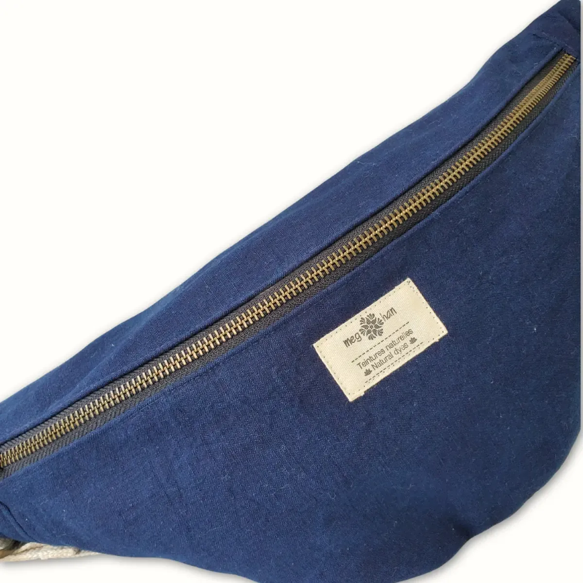 Tribu Indigo sac banane bleu coton bio indigo