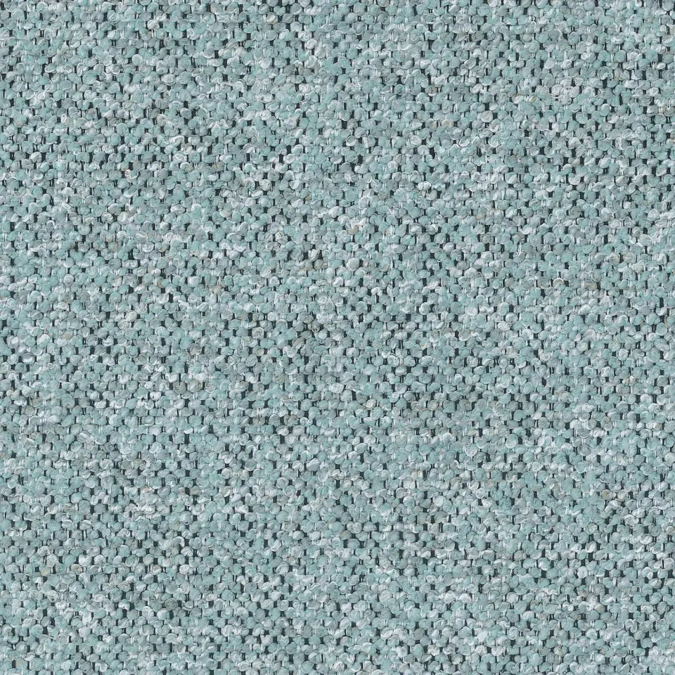 Elastron Allegro tissu bouclé Aquamarine au mètre mélange