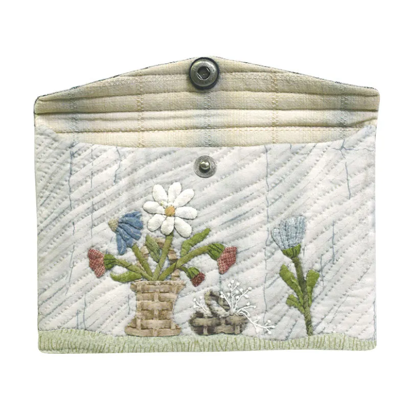 Yoko Saito Flower Flat Pouch kit pochette 13x19cm