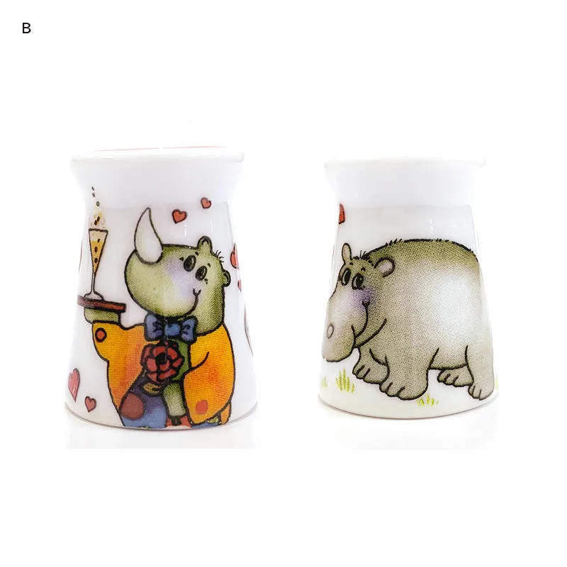 Yoko Saito Arita dé porcelaine monstre motif A à quilter