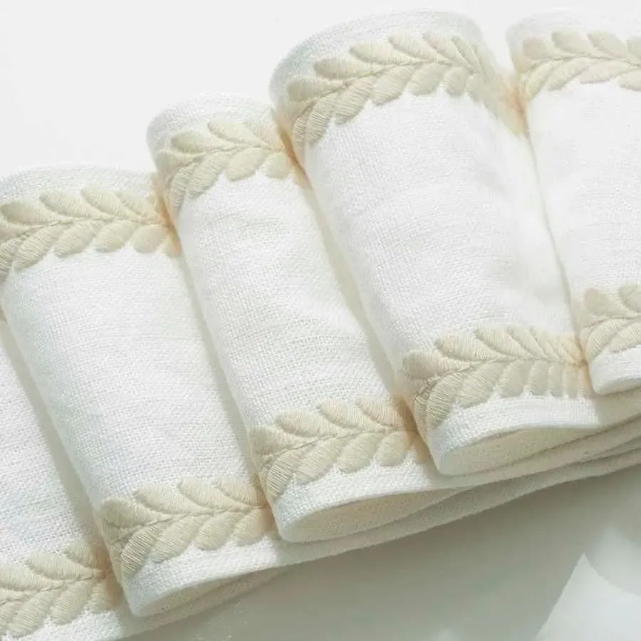French General Amelie Muslin galon lin 10,8 cm au mètre