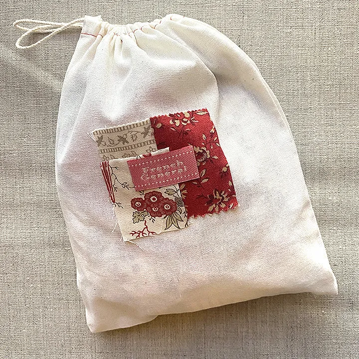 French General Scrap Bag sachet chutes coton couture