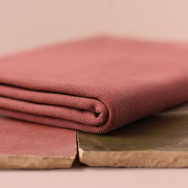 La Maison Naïve Gabardine Twill Lourde tissu Sienne coton