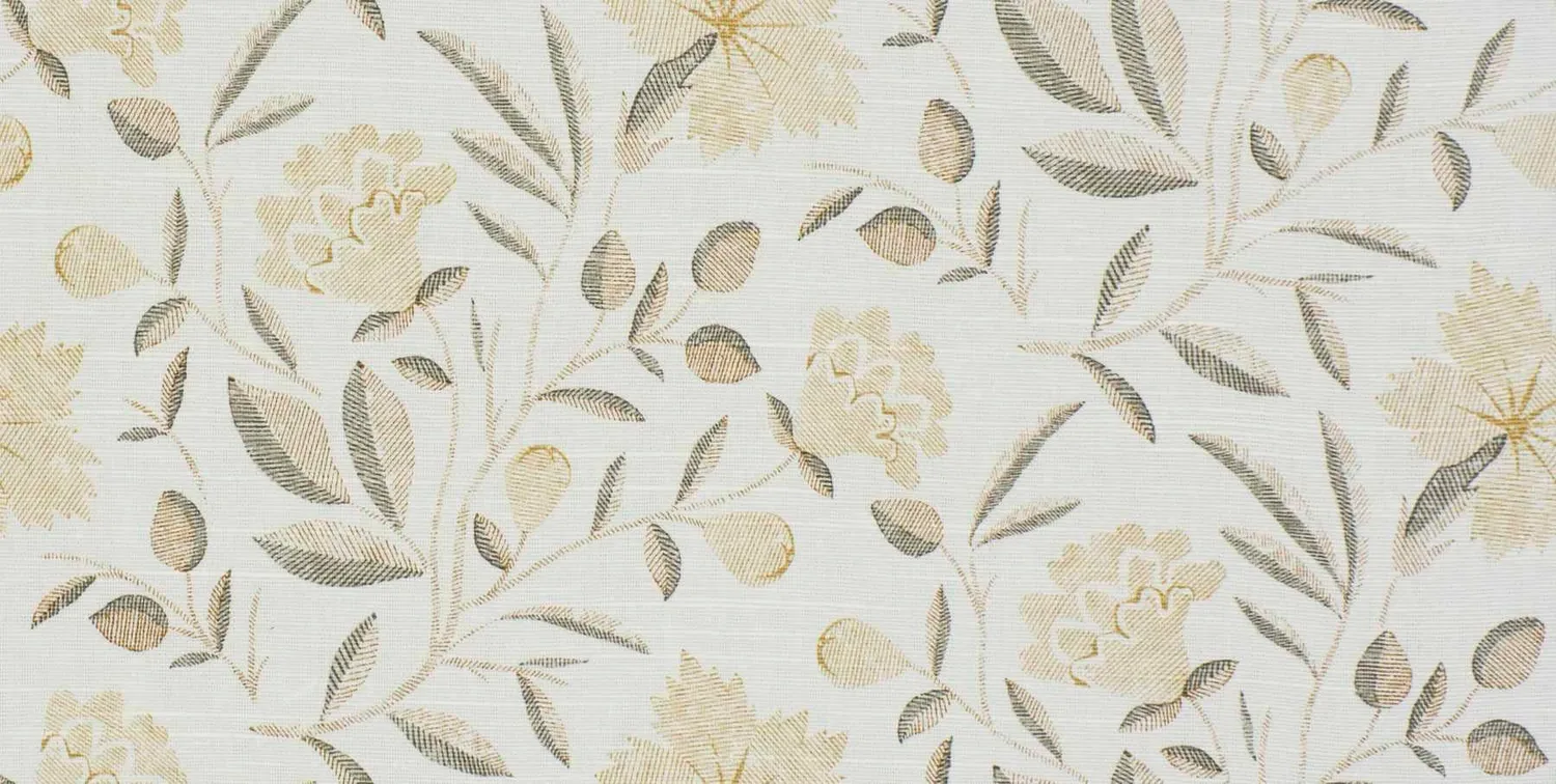 French General Lilou Harvest tissu ameublement au mètre lin coton